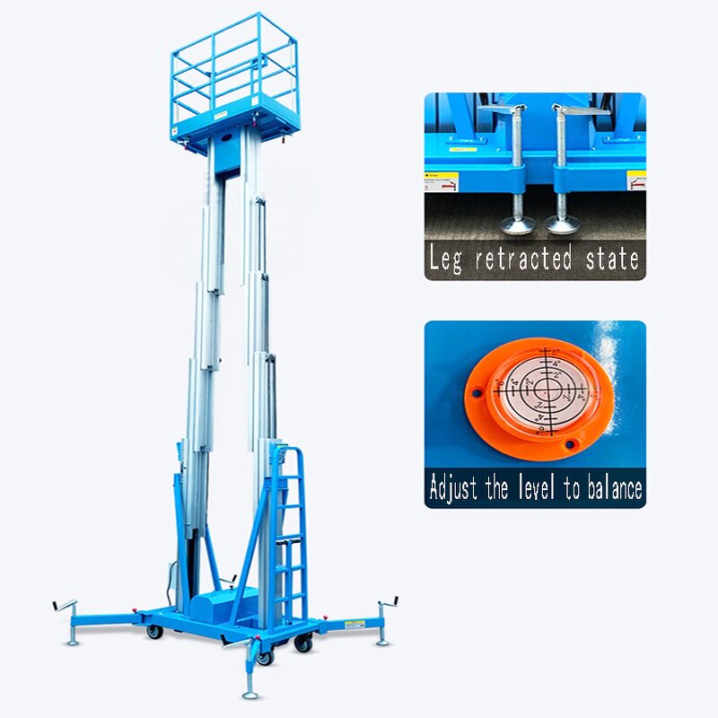 Aluminum Scaffolding Supplier - 6-14 M Mobile Lifting 200kg