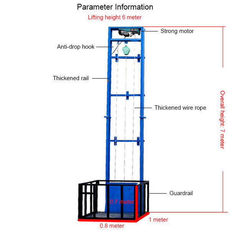 Cargo Lift Manufacturer - 2-14m Customized Electric Mini