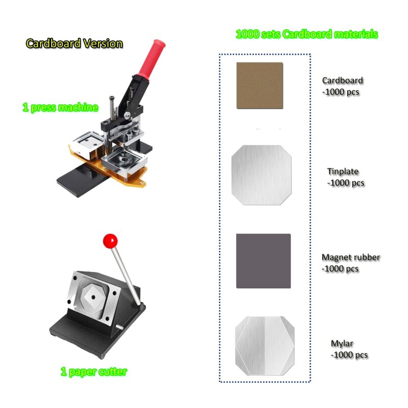 Photo Magnet Press Machine Supplier - 63.5x63.5mm Automatic