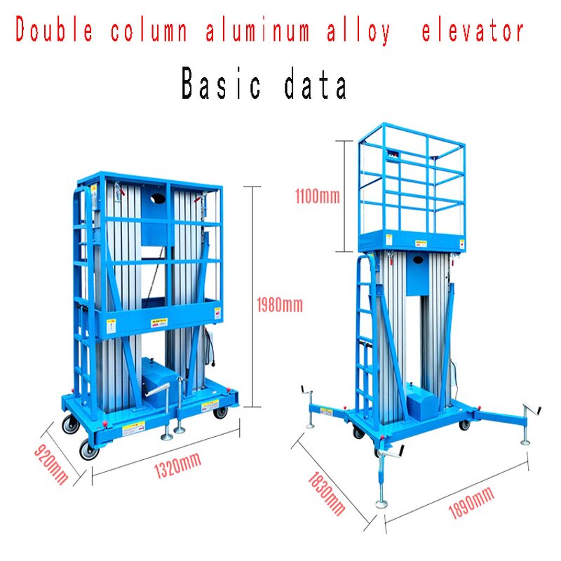 Aerial Working Platform Manufacturer - MIDE 4-10M 150kg One