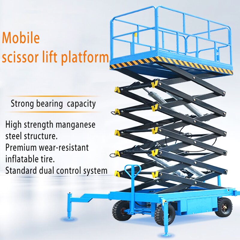 Mobile Scissor Lift Manufacturer - Wendy SJY0.5-8 Hydraulic