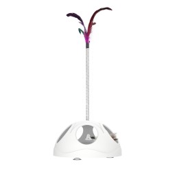 Eco-Friendly Elastic Cat Play Boredom Relief Suction Cup Pet Toys Plastic for Entertainment