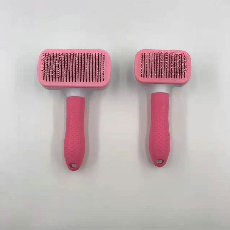 Automatic Leg Hair Comb for Cats Dogs Stainless Steel Needle Comb Detangling Eco-Friendly Plastic Floating Hair Removal Tool