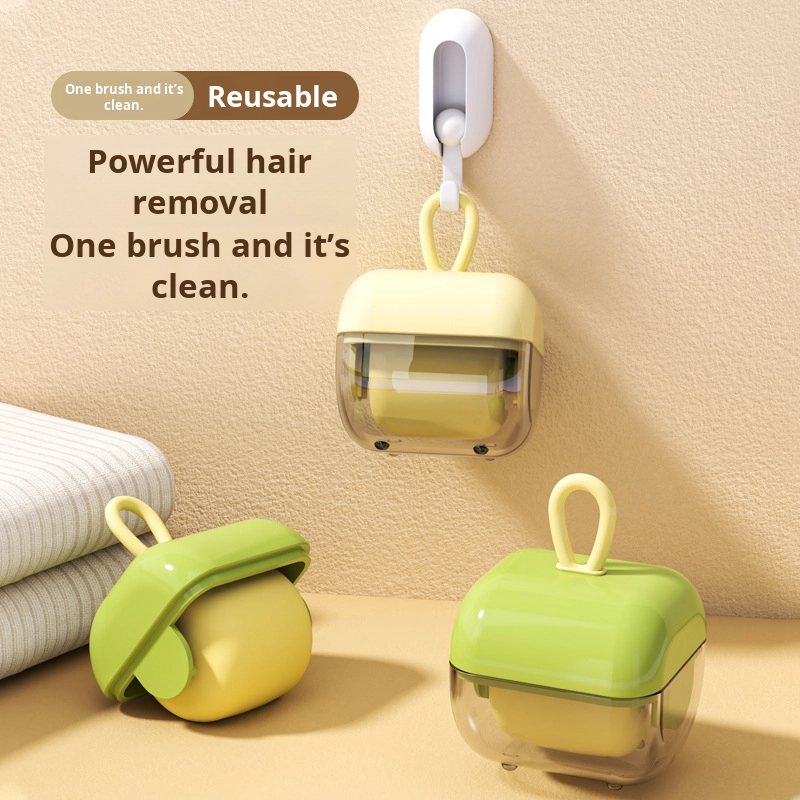 Portable Mini Compact Eco-Friendly Plastic Lint Remover Washable Cover for Cleaning Clothes Traces Dust Hair Removal Small