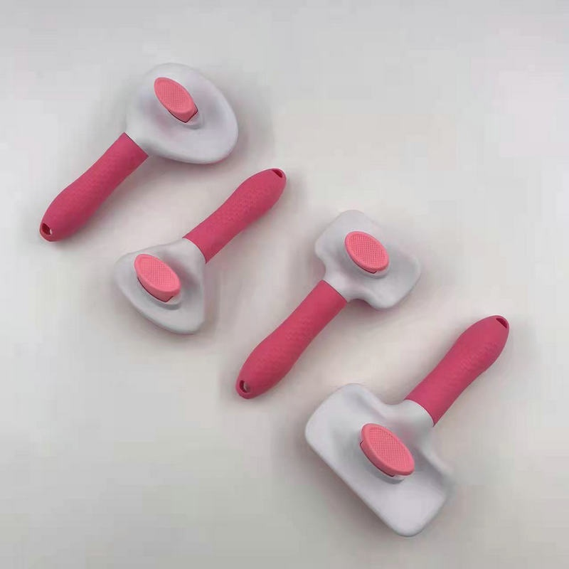 Automatic Leg Hair Comb for Cats Dogs Stainless Steel Needle Comb Detangling Eco-Friendly Plastic Floating Hair Removal Tool