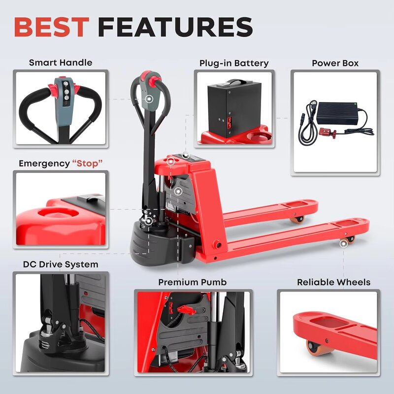 Electric Pallet Jack Supplier - YC Full Electric 4400 Lb