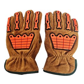 Winter Working Gloves Supplier - Brown Cow Split with TPR