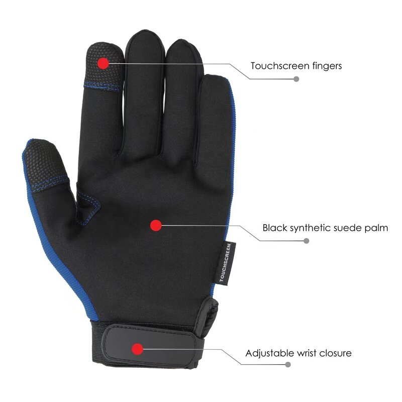 Microfiber Gloves Manufacturer - Cycling with Touchscreen
