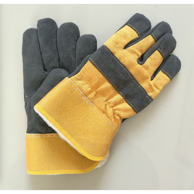 Winter Leather Work Gloves Manufacturer - Cow Suede Anti-Slip