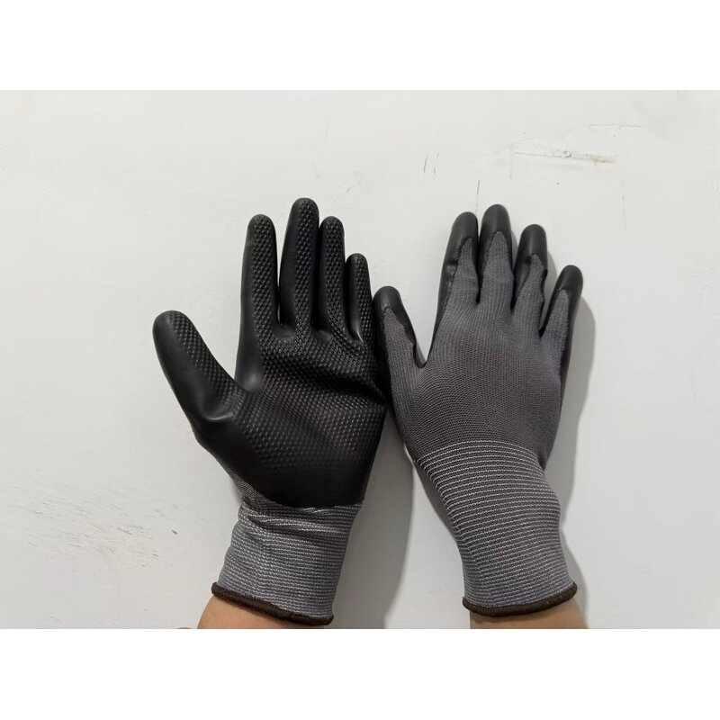 Latex Foam Gloves Manufacturer - Printed Gardening Anti-puncture