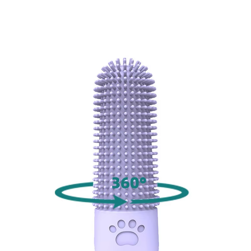 Silicone Pet Toothbrush Supplier - with Soft Bristles for Dogs