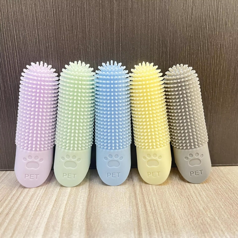 Silicone Pet Toothbrush Supplier - with Soft Bristles for Dogs