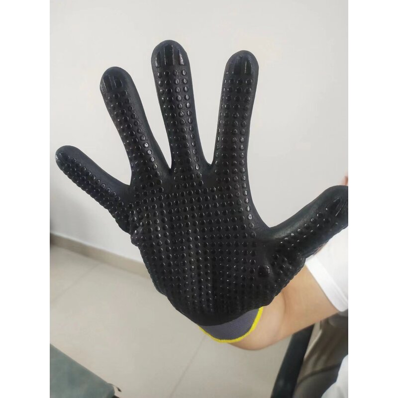 Nitrile Coated Gloves Supplier - 15-Gauge with Dot Beads