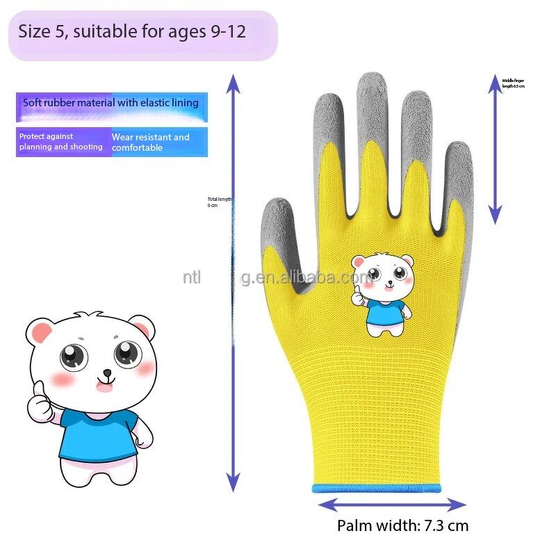 Children Gardening Gloves Manufacturer - Custom Latex Cartoon