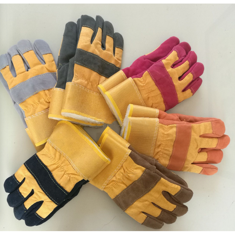 Winter Leather Work Gloves Manufacturer - Cow Suede Anti-Slip