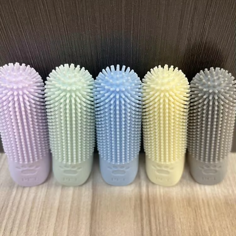 Silicone Pet Toothbrush Supplier - with Soft Bristles for Dogs