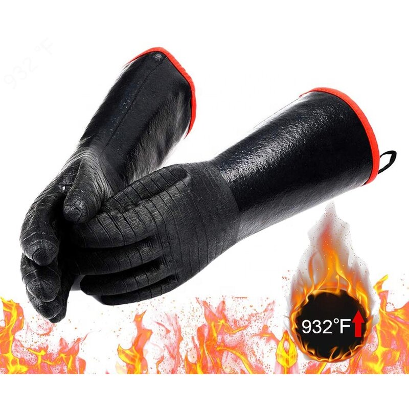 Heat Resistant Gloves Manufacturer - Long Cuff 500 Degree