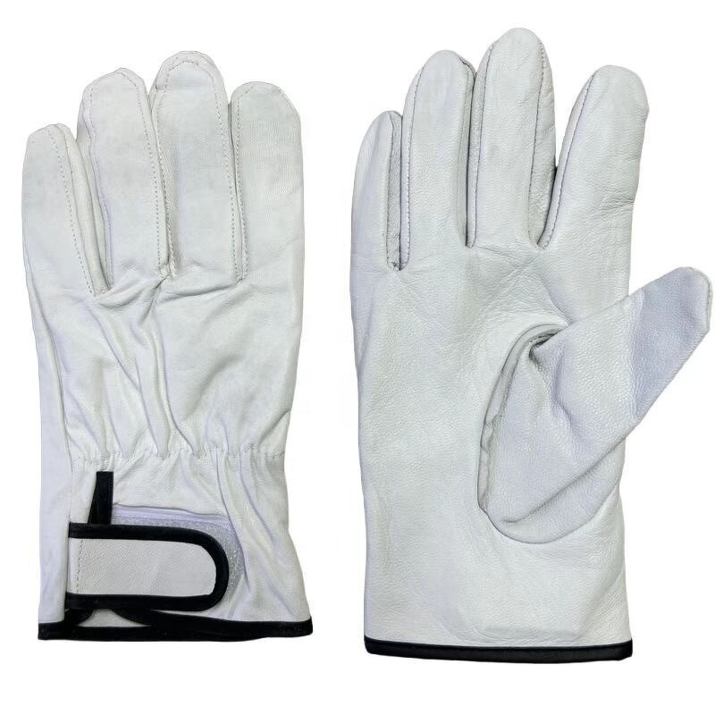 Leather Work Gloves Supplier - Genuine Goatskin for Drivers