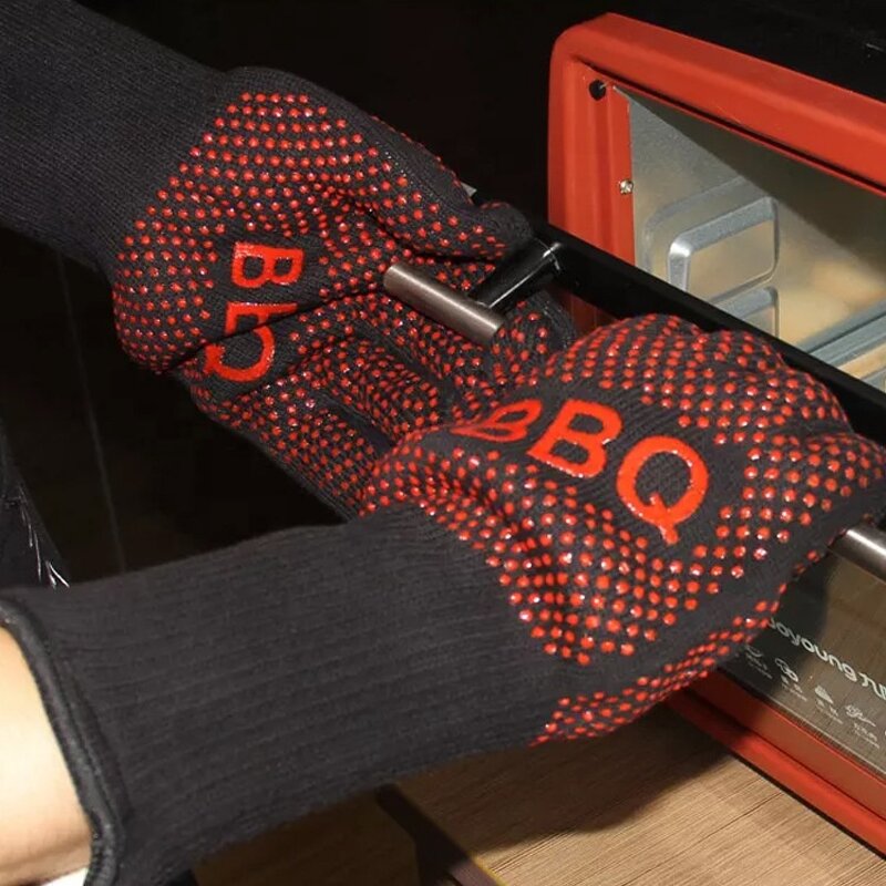 BBQ Gloves Supplier - Customized Logo Oven Mitts