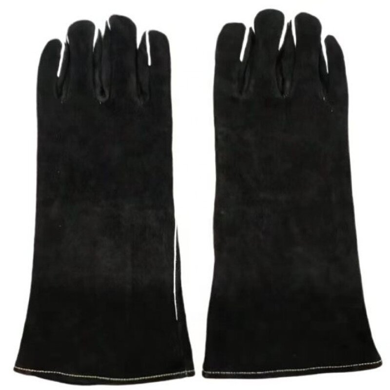Cowhide Kitchen Gloves Supplier - Oven Barbecue Work Safety