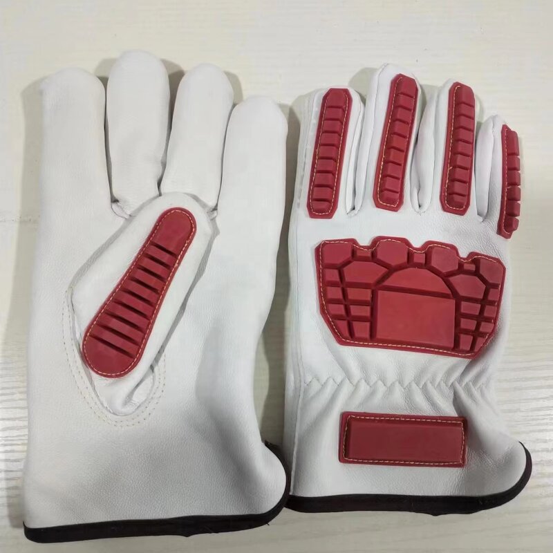 Goatskin Leather Gloves Supplier - Anti-impact and Cut Resistant