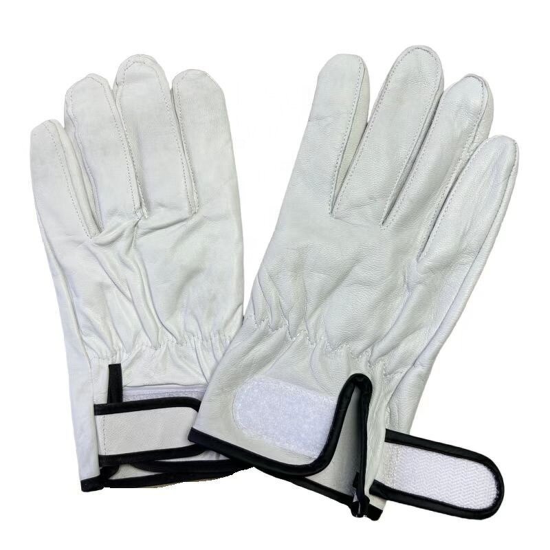 Leather Work Gloves Supplier - Genuine Goatskin for Drivers