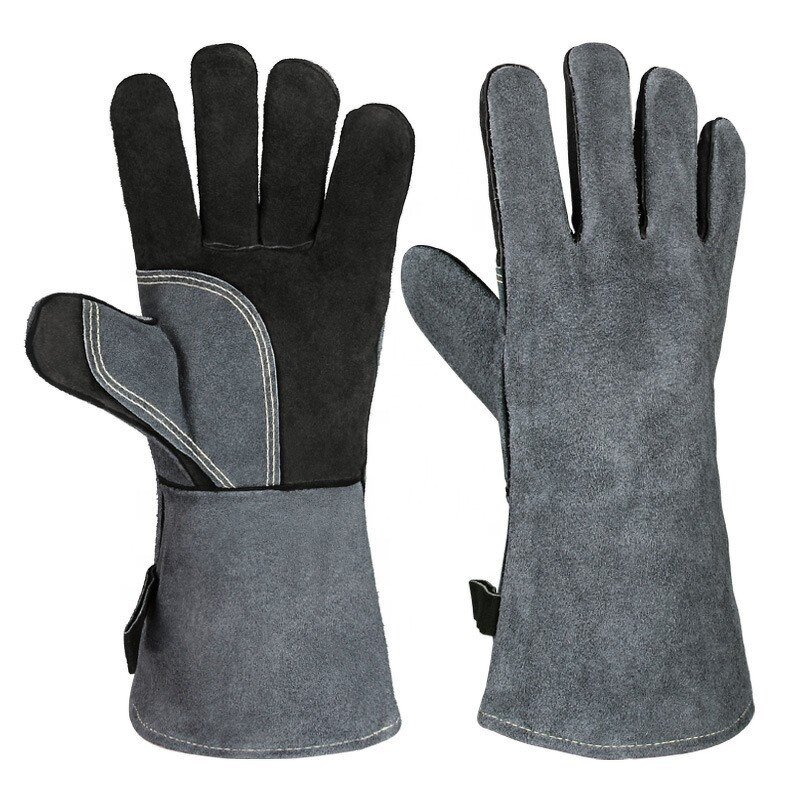Premium Safety Gloves Supplier - XL Cow Leather Heat-Resistant