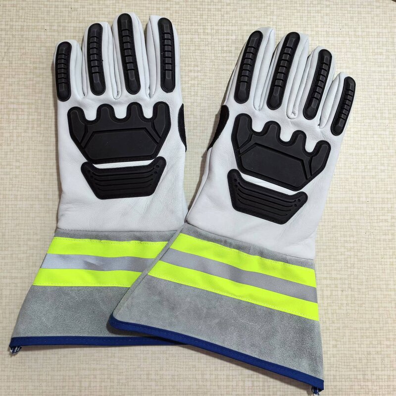 Leather Safety Work Gloves Manufacturer - Breathable Impact