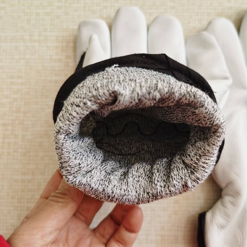 Cowhide Leather Work Gloves Supplier - All-Season for Construction