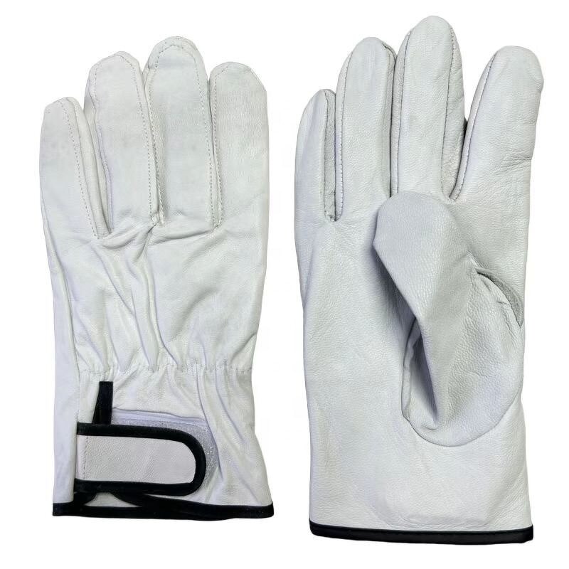 Leather Work Gloves Supplier - Genuine Goatskin for Drivers