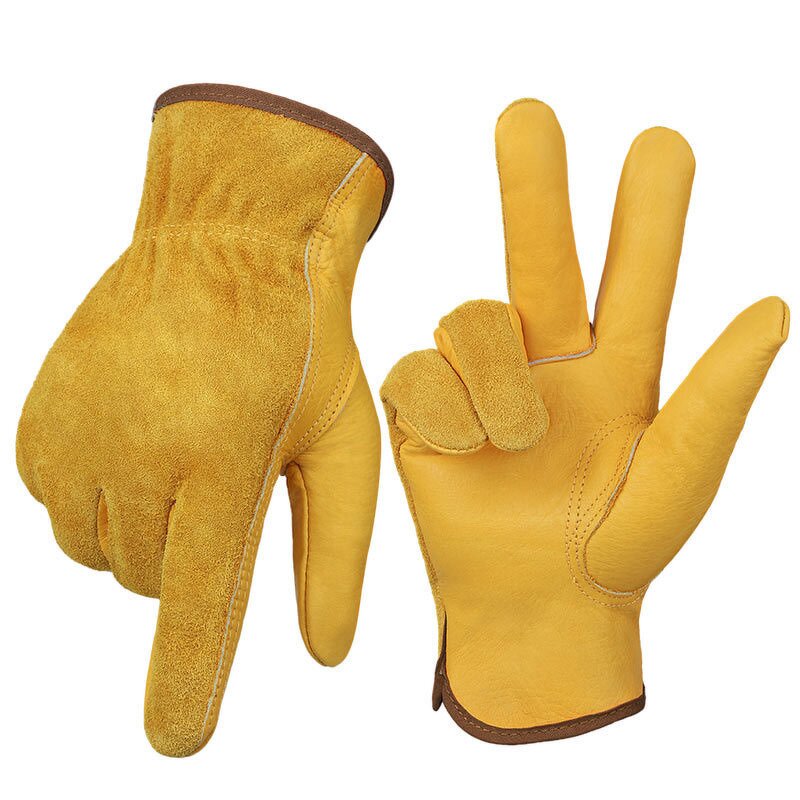Cowhide Outdoor Gloves Supplier - Customized Heat-Resistant