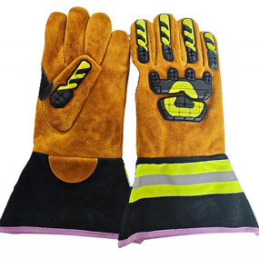 Oilfield Impact Gloves Manufacturer - Cow Suede Leather for