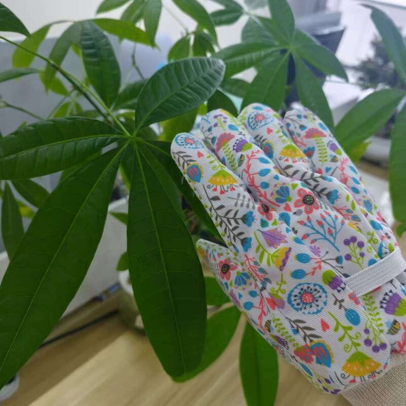 Gardening Gloves Manufacturer - Short Polyester-Cotton Anti-Prick