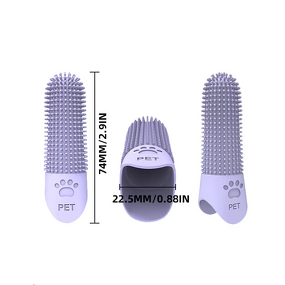 Silicone Pet Toothbrush Supplier - with Soft Bristles for Dogs