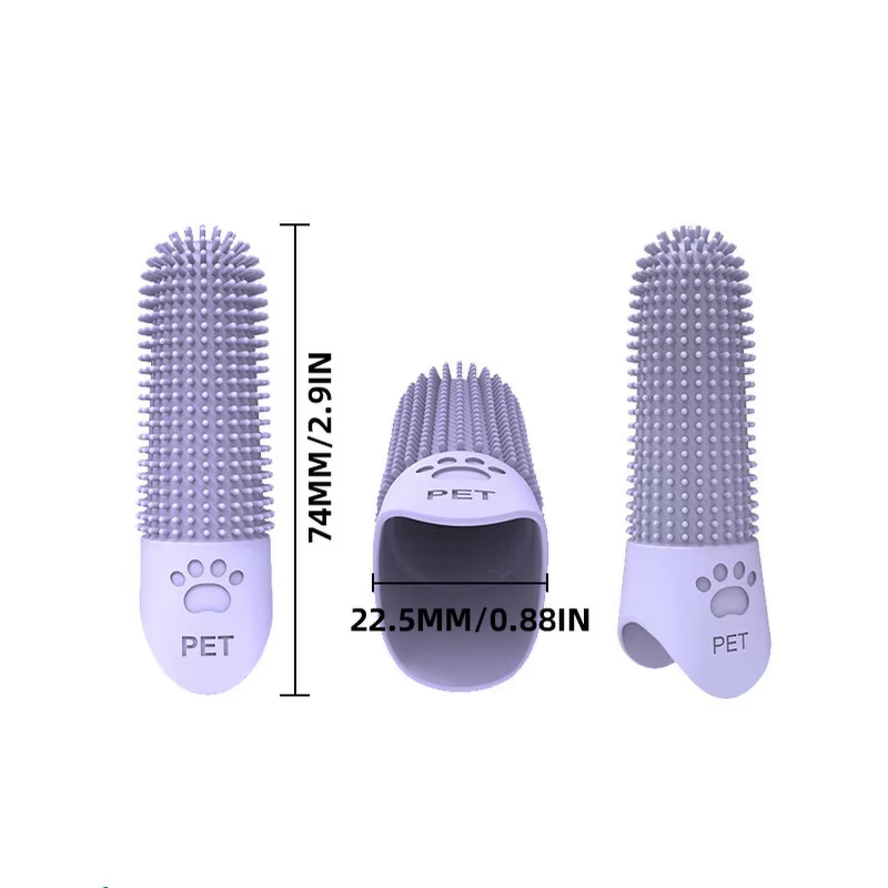 Silicone Pet Toothbrush Supplier - with Soft Bristles for Dogs