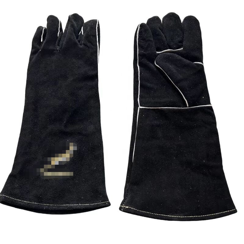 Cowhide Kitchen Gloves Supplier - Oven Barbecue Work Safety
