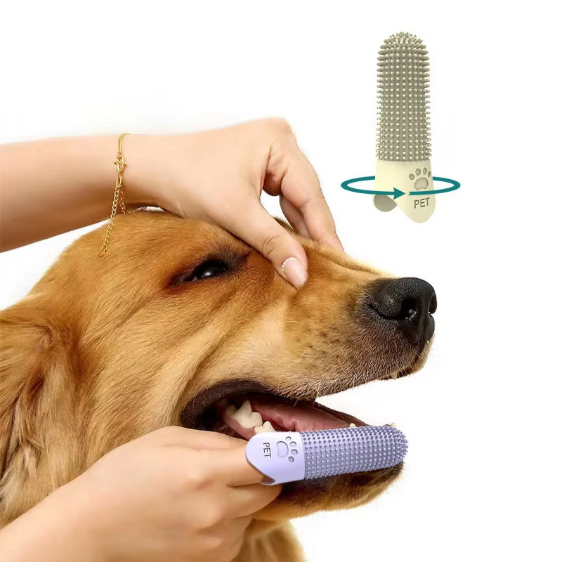 Silicone Pet Toothbrush Supplier - with Soft Bristles for Dogs