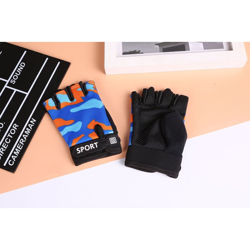 Cycling Gloves Supplier - Children's Half-Finger Silicone