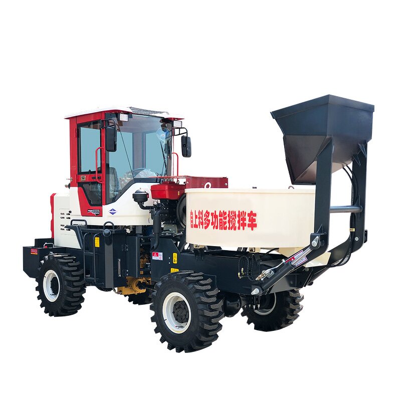 Compact Flat Mixer Truck Manufacturer - 1.2M³1.5M³ Euro5 Engine with Attachments