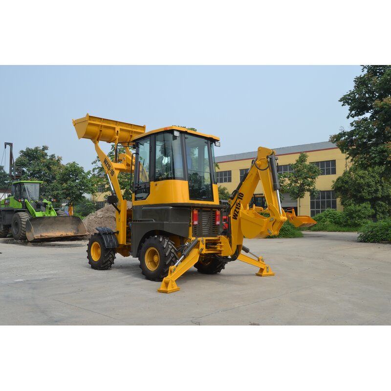 Mini Backhoe Loader Supplier - EPA Eur5 Luxury Four Wheel Drive Sturdy