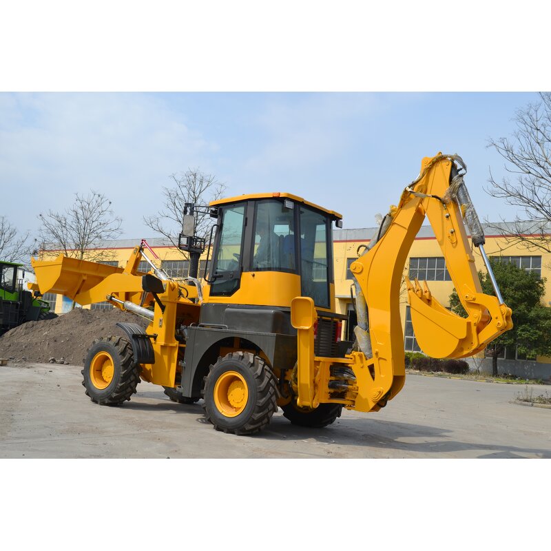 Backhoe Loader Supplier - 4x4 Brand New 1 to 4 Ton Japanese Engine Solid Tire