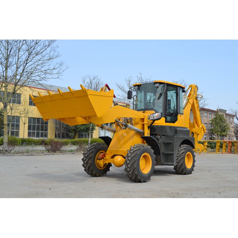 Backhoe Loader Supplier - 4x4 Brand New 1 to 4 Ton Japanese Engine Solid Tire