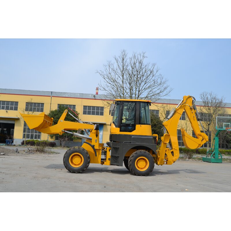 Backhoe Loader Supplier - 4x4 Brand New 1 to 4 Ton Japanese Engine Solid Tire