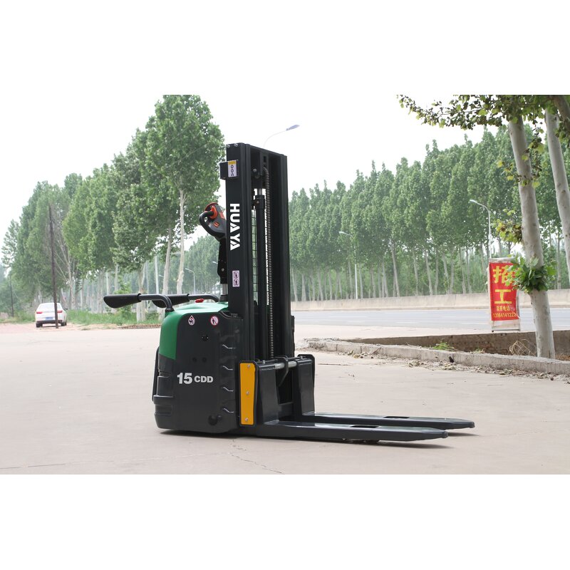 Mini Electric Stacker Supplier - 1.5 to 3 Ton Dual Motors Lift 3m-7m Self Loading