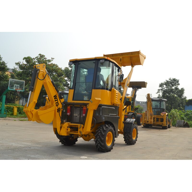 Mini Backhoe Loader Supplier - EPA Eur5 Luxury Four Wheel Drive Sturdy