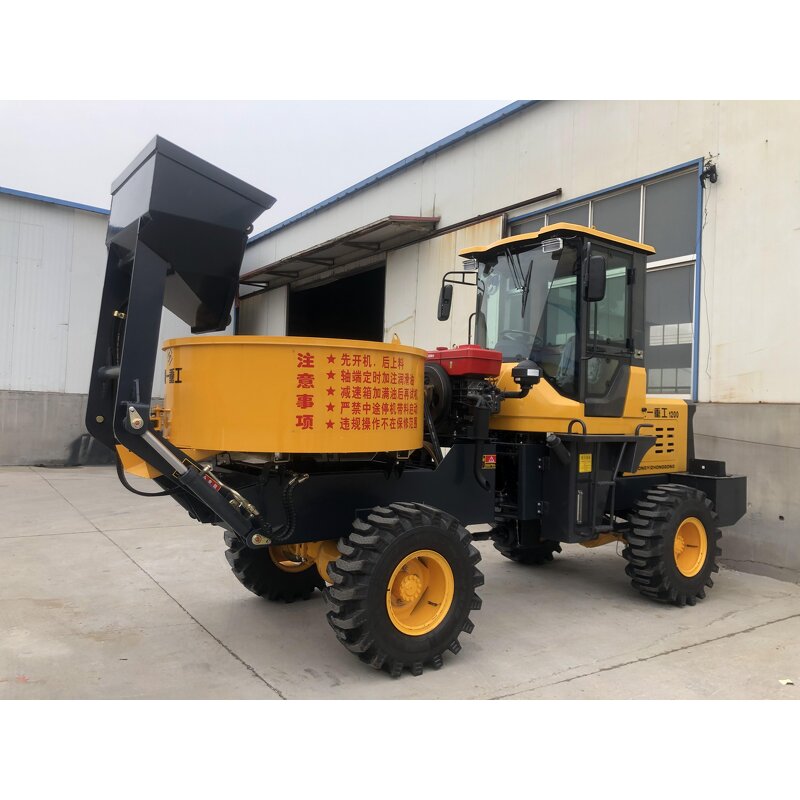 Compact Flat Mixer Truck Manufacturer - 1.2M³1.5M³ Euro5 Engine with Attachments