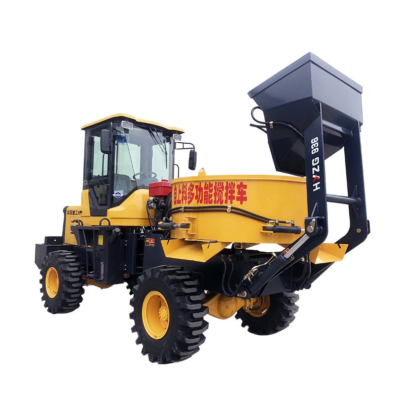 Compact Flat Mixer Truck Manufacturer - 1.2M³1.5M³ Euro5 Engine with Attachments