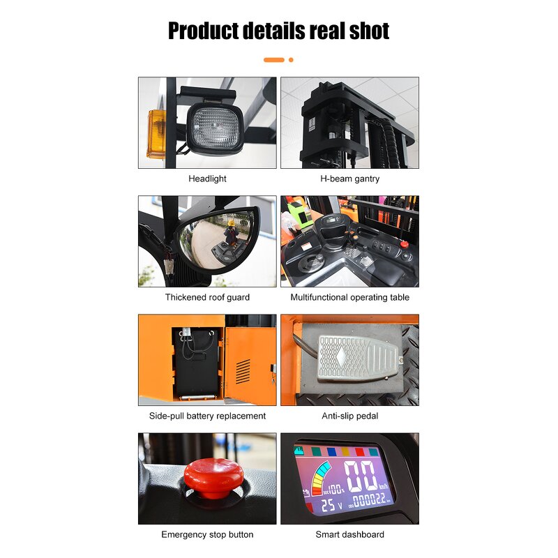 Reach Stacker Forklift Factory - Lift Height 3-13M Brand New Lithium Battery