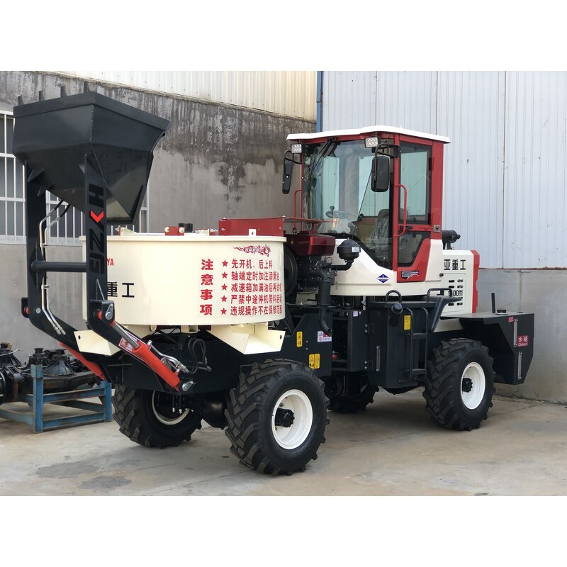 Flat Mixer Truck Manufacturer - 1.2M³ 1.5M³ Euro5 Engine with Attachments Outlet