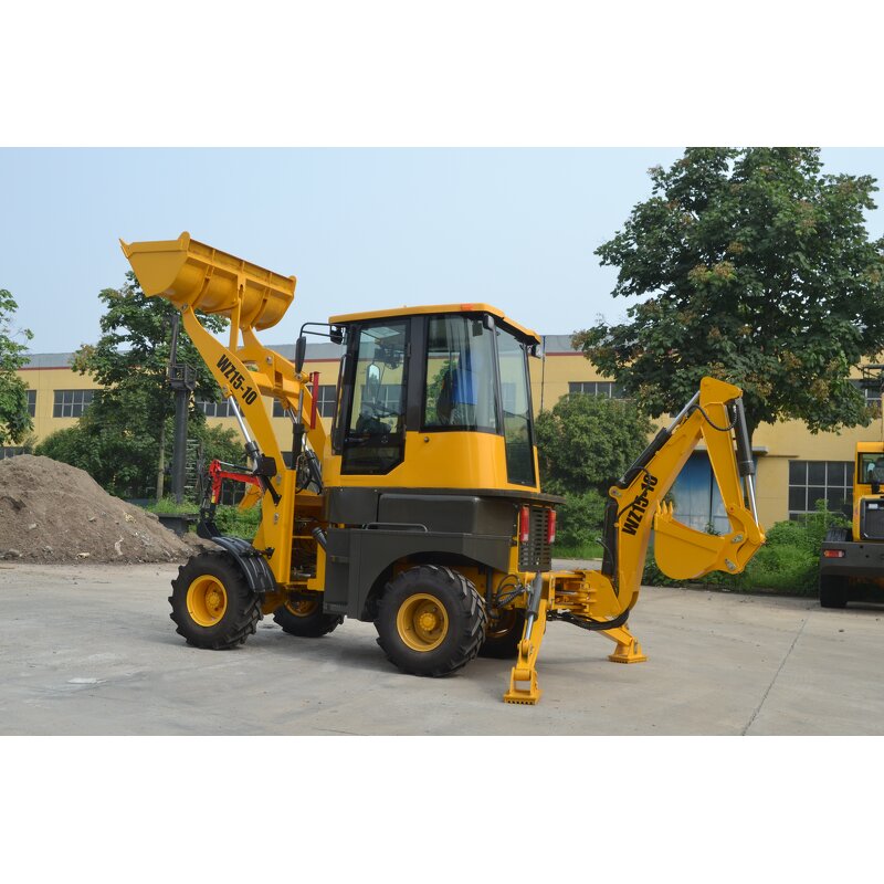 Mini Backhoe Loader Supplier - EPA Eur5 Luxury Four Wheel Drive Sturdy